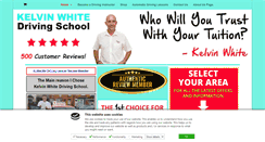 Desktop Screenshot of kelvinwhitedrivingschool.co.uk